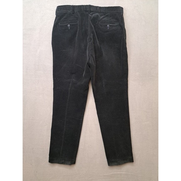 Polo Ralph Lauren Andrew Pants Men’s Size 38 x 32 Black Corduroy Chino - Picture 7 of 10